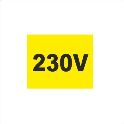 230V - elektrotechnická značka