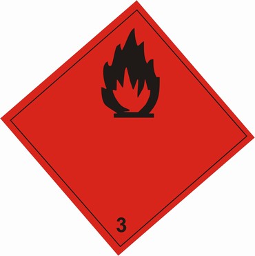 Nebezpečenstvo požiaru horľavé kvapaliny č.3