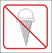 Zákaz vstupu zmrzlina