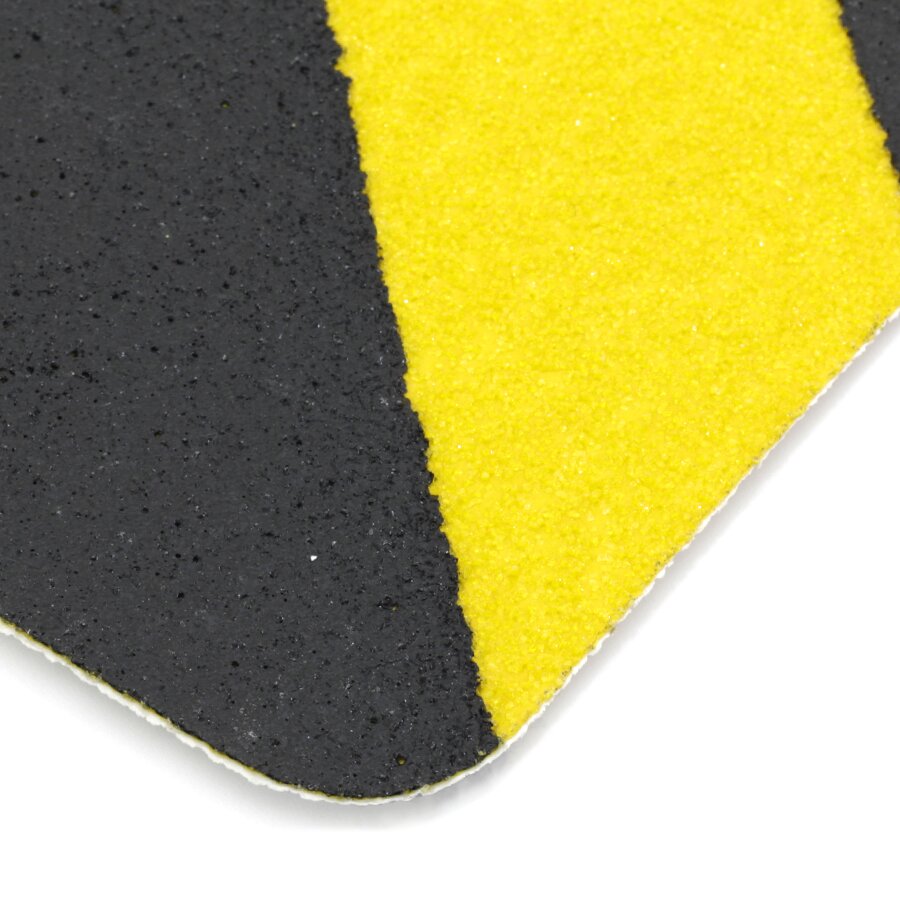 Čierno-žltá korundová protišmyková páska (pás) Super Hazard