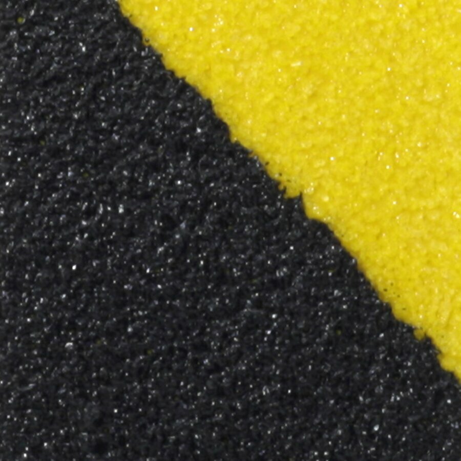 Čierno-žltá korundová protišmyková páska Hazard Super