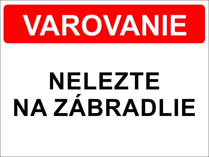 Nelezte na zábradlie - Kliknutím na obrázok zatvorte -