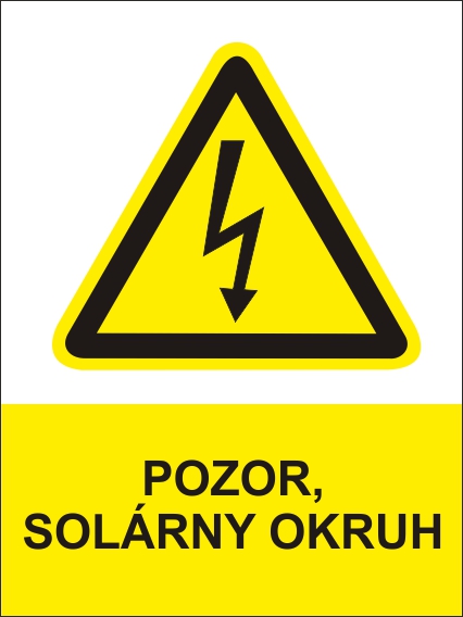 Pozor, solárny okruh