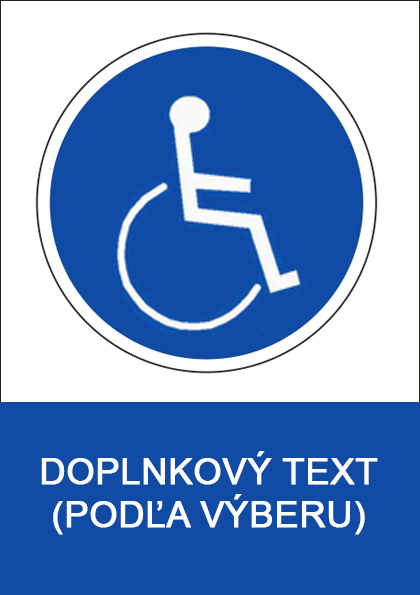 Cesta vyhradená pre používateľov invalidných vozíkov