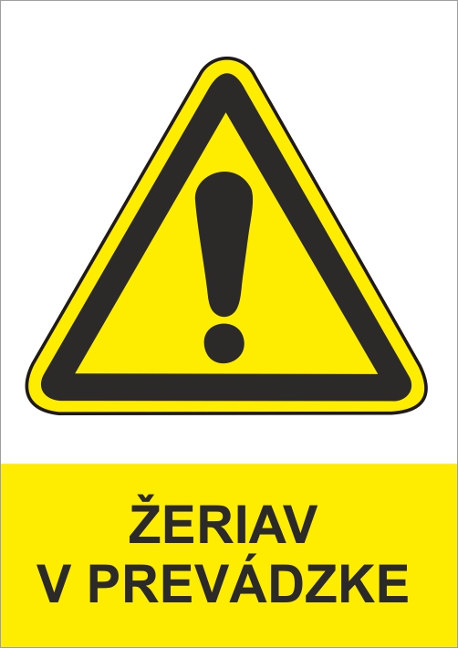 Žeriav v prevádzke