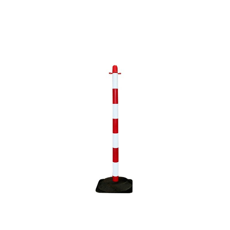 Bielo-červený plastový vymedzovací stĺpik SCV - Kliknutím na obrázok zatvorte -