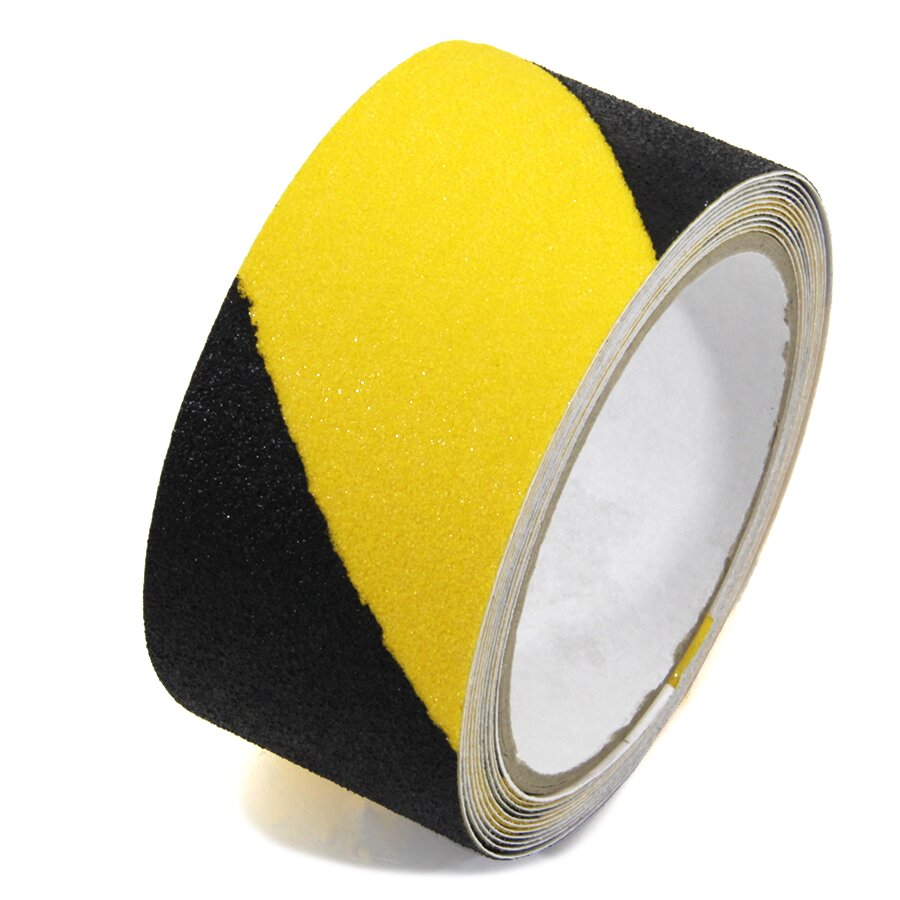 Čierno-žltá korundová protišmyková páska Štandard Hazard - dĺžka