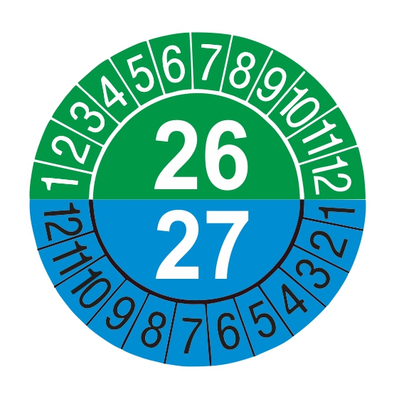 Dátumový štítok - dva roky 2026-2027