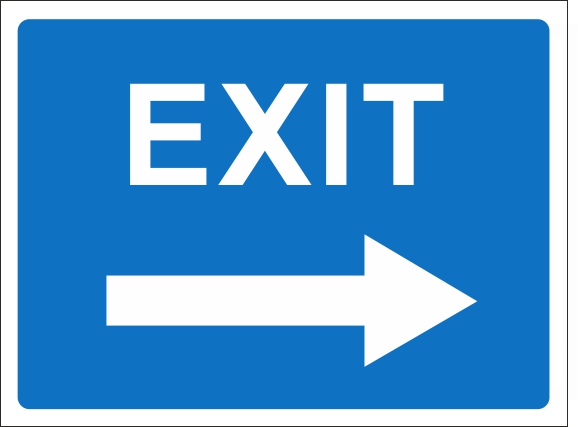 Exit vpravo