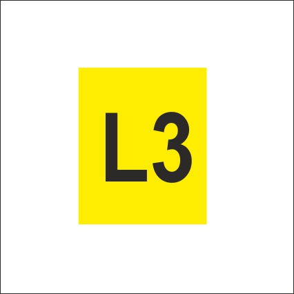 L3 označovacia elektrotechnická značka