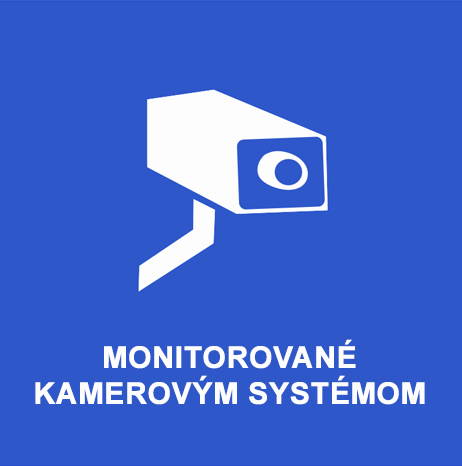 Monitorované kamerovým systémom