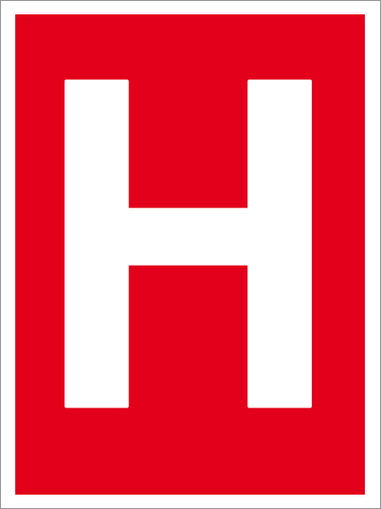 Podzemný hydrant označenie H