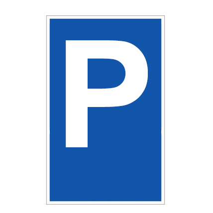 Parkovisko P - symbol