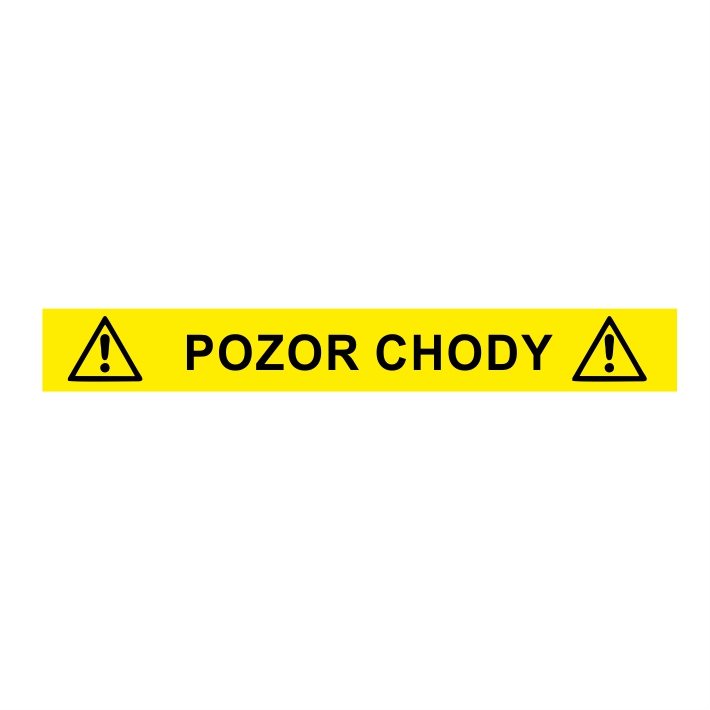 Podlahové značenie Pozor schody, obdĺžnik