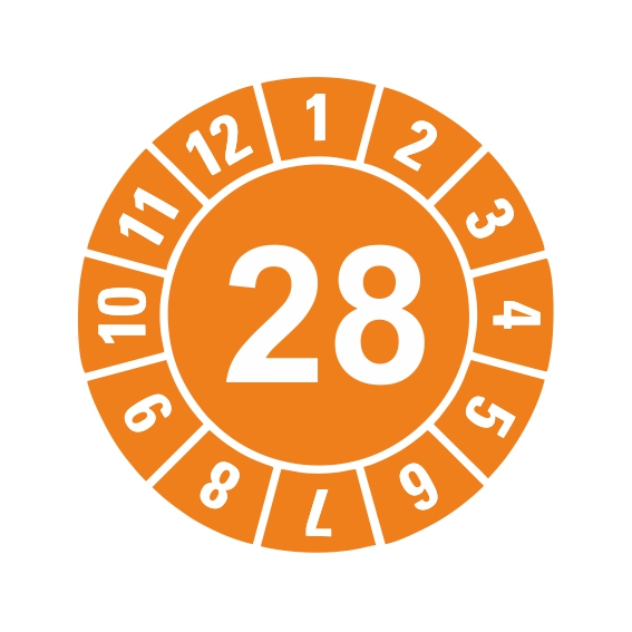 Kontrolný a kalibračný štítok - 2028