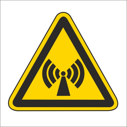 Symbol Nebezpečenstvo neionizujúceho žiarenia