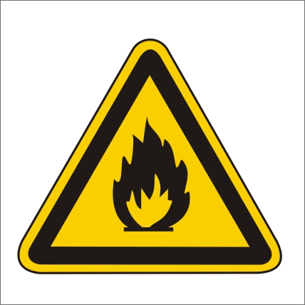 Symbol Nebezpečenstvo požiaru alebo vysokej teploty