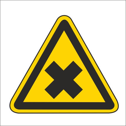 Symbol Nebezpečenstvo škodlivých alebo dráždivých látok